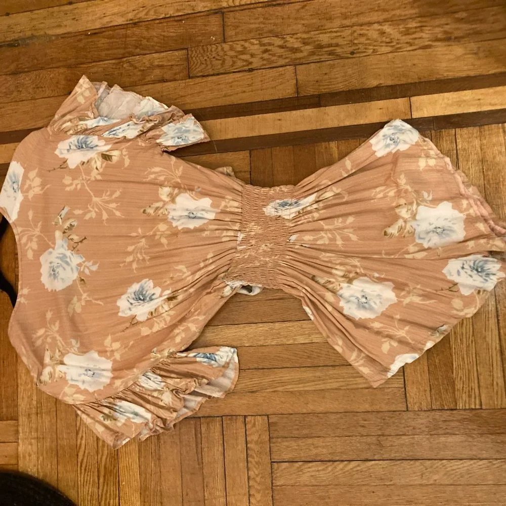 Winston White Large Aurora Floral Romper - Picture 10 of 10